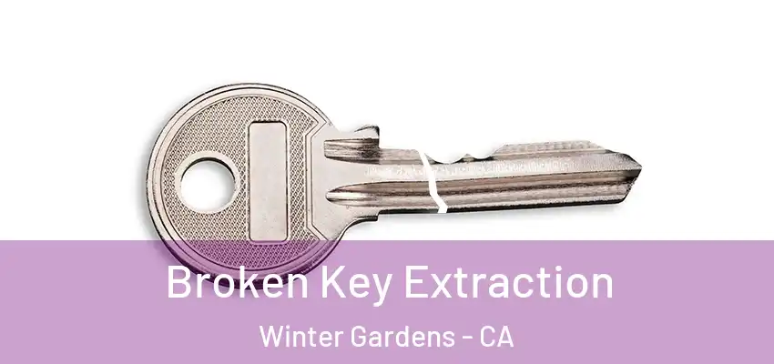  Broken Key Extraction Winter Gardens - CA