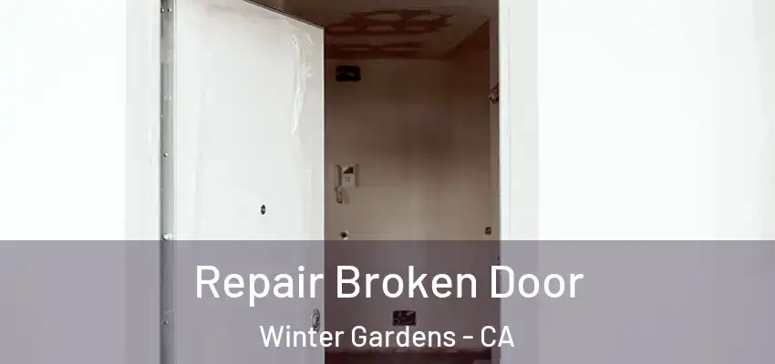  Repair Broken Door Winter Gardens - CA